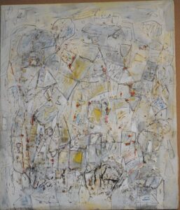 Contemporary abstract painting by Vigintas Stankus ( 1962-.) Highly listed.