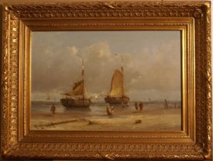 Hendrick Vader. Dutch marine painting.