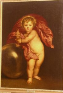Follower Van Dyck. Antique painting.